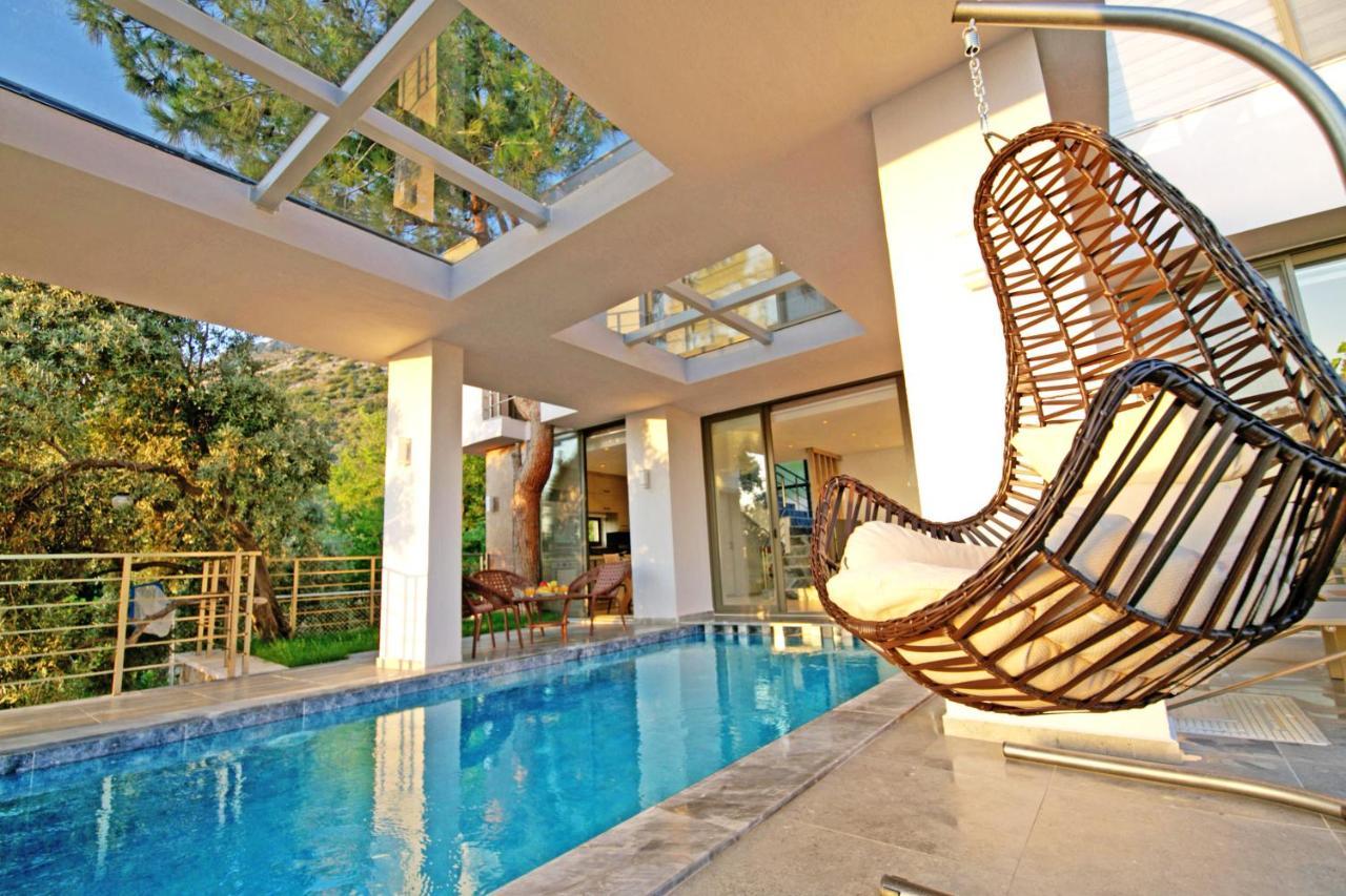Villa With A Private Heated Pool, Jacuzzi, Overlooking Spectacular Views Of The Sea Kaș Exterior foto