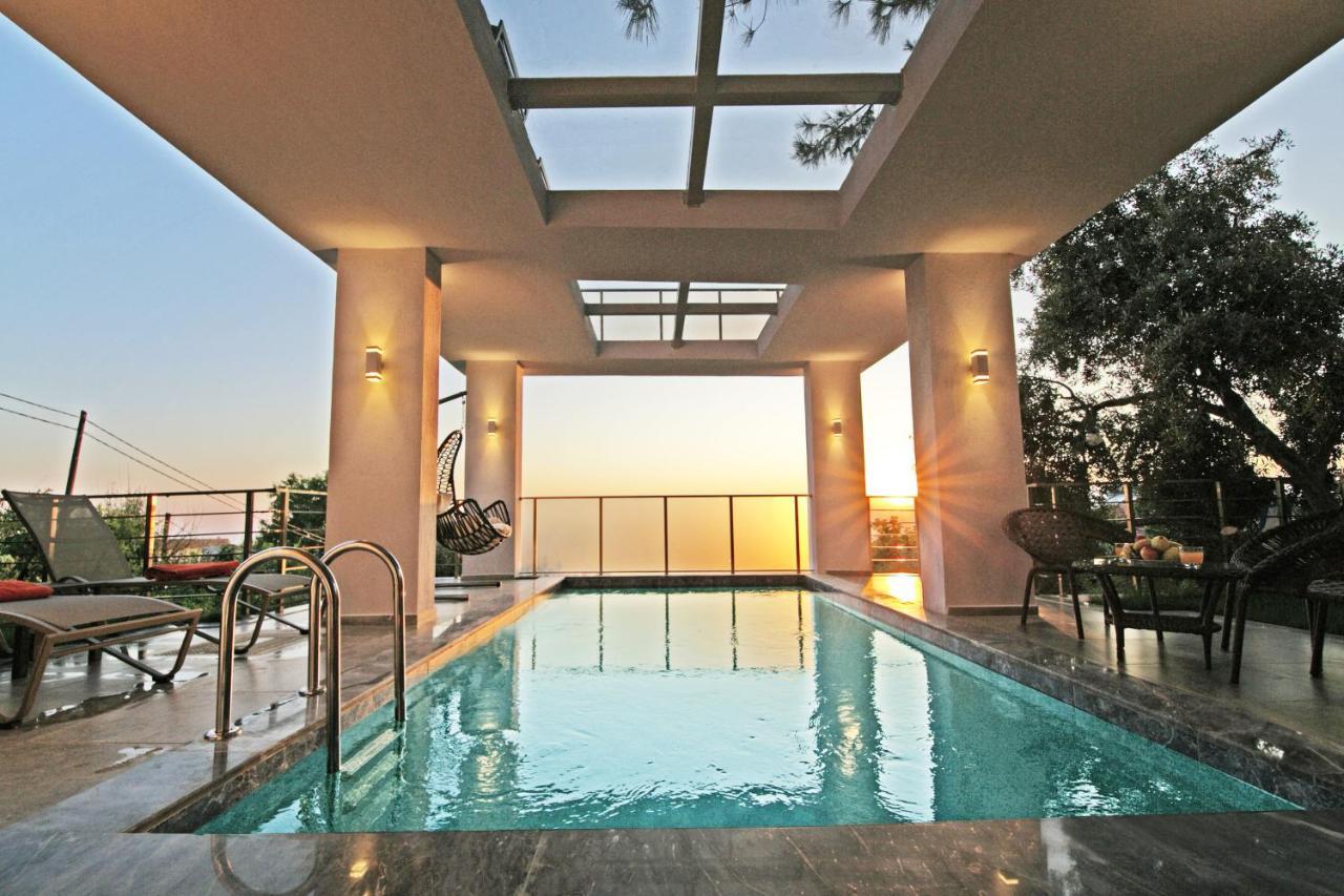 Villa With A Private Heated Pool, Jacuzzi, Overlooking Spectacular Views Of The Sea Kaș Exterior foto