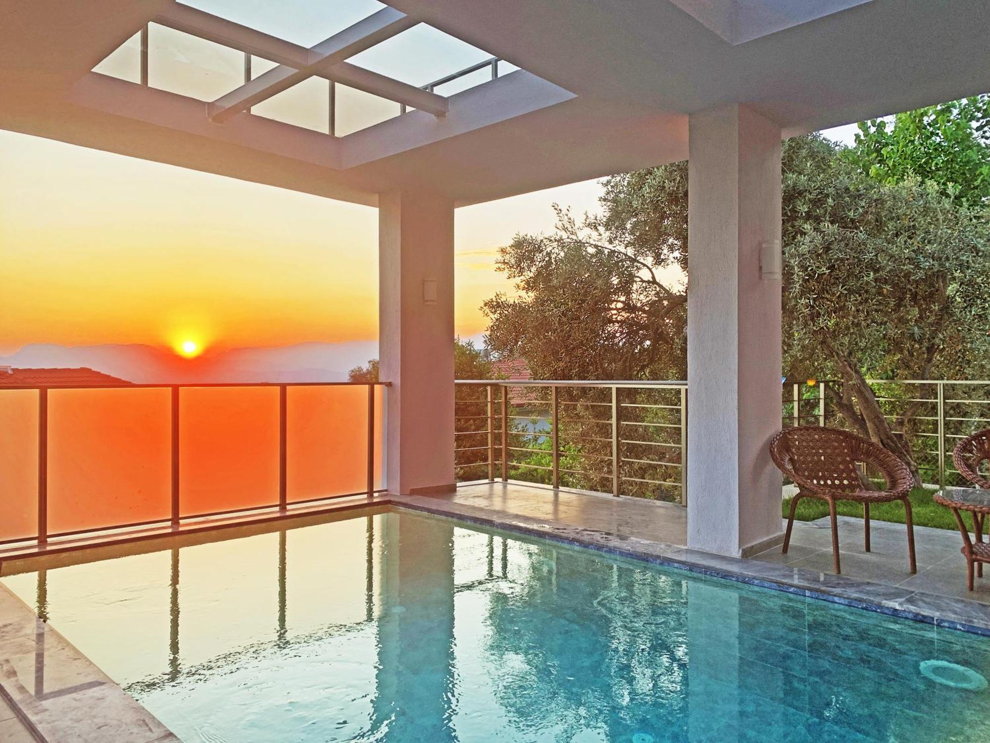 Villa With A Private Heated Pool, Jacuzzi, Overlooking Spectacular Views Of The Sea Kaș Exterior foto